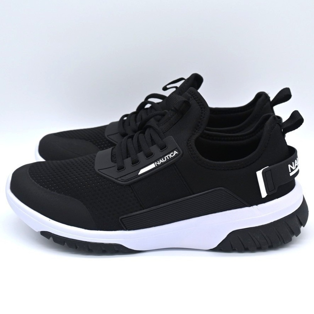 Nautica Athletic Men's Sneaker Black Color US 10 Lace- Up Fashion-Walking Shoe - Picture 7 of 9